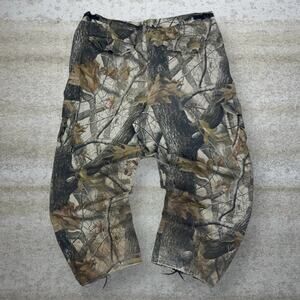 Vintage 90s Realtree Tactical Pants 44x32 Baggy Wide Leg Hunting Camo Cargos